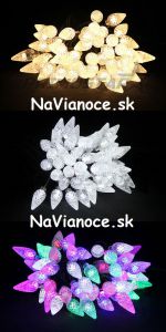  - Vianon osvetlenie 50 LED iky 3cm od  www.dekoracie-vianoce.sk